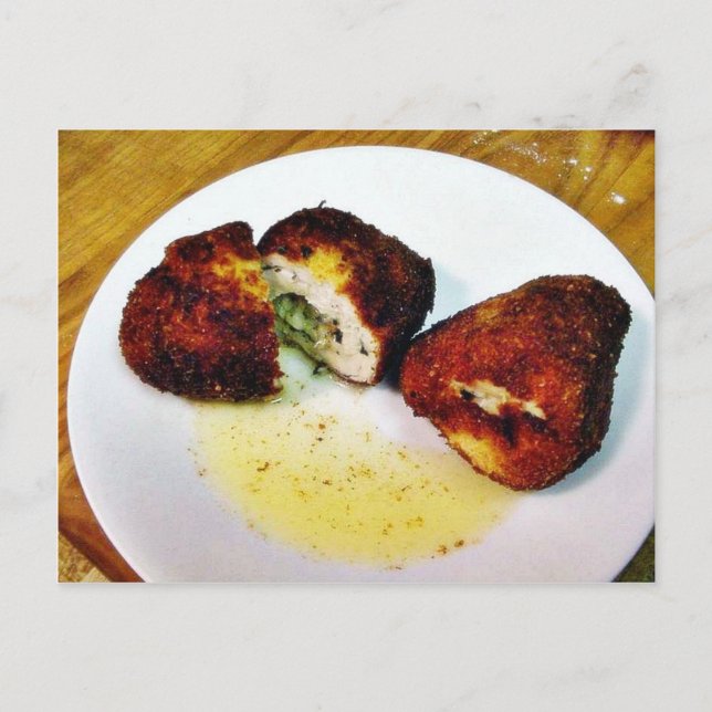 Chicken Kiev Postkarte (Vorderseite)