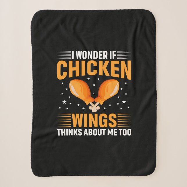 Chicken Lover | Chicken Wing Sherpadecke (Vorderseite)