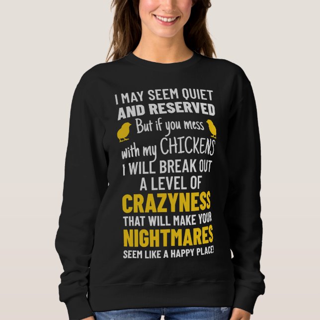 Chicken Lover Farm Sweatshirt (Vorderseite)