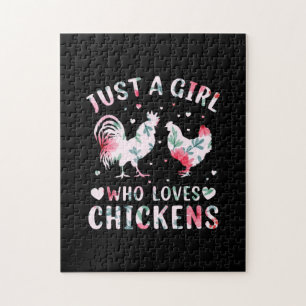Chicken Lover Girl Who Loves Chickens