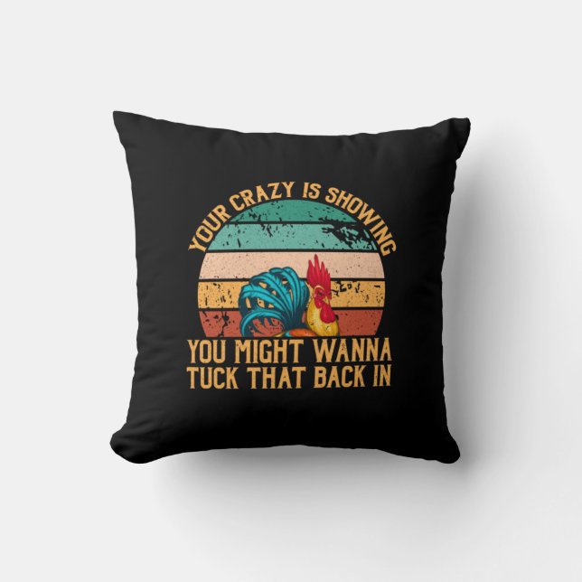 Chicken Lover | You Might Wanna Tuck Kissen (Vorderseite)