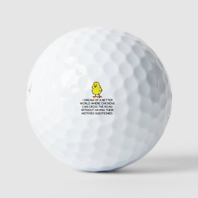 CHICKEN MOTIVES GOLFBALL (Vorderseite)
