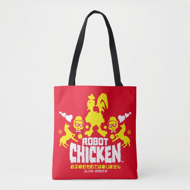 Chicken Nerd Unicorn Graphic Tasche (Vorderseite)