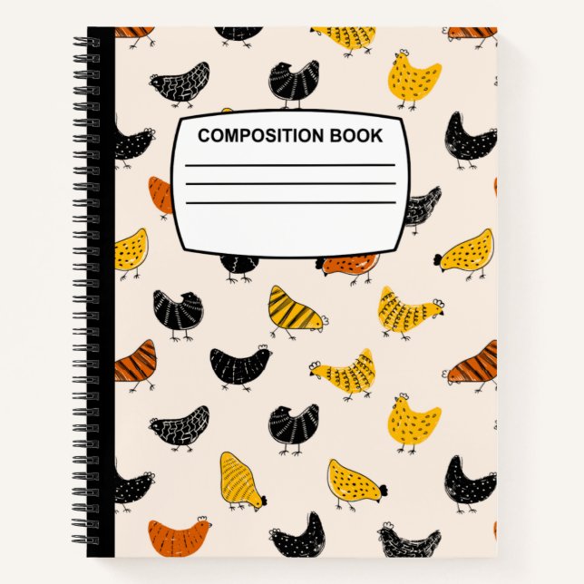 Chicken-Notebook-Spirale Notizbuch (Vorderseite)