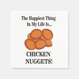 Chicken Nugget Fast Food Chicken Nugget Party Serviette