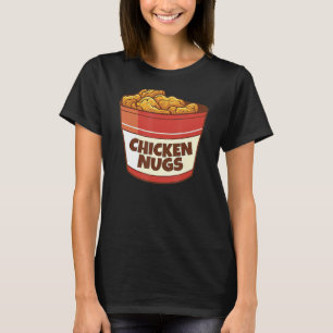 Chicken Nugget I Liebe Fried Chicken Nugget Fast f T-Shirt