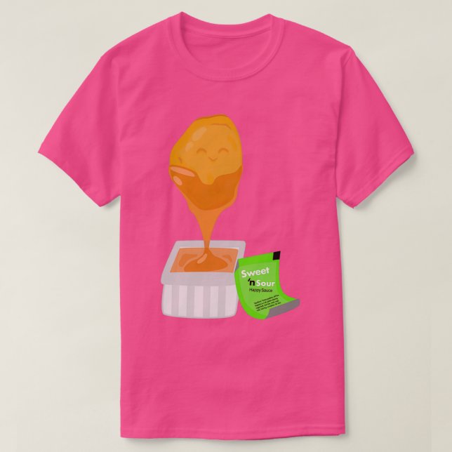 Chicken nugget sweet n sour sauce  T-Shirt (Design vorne)
