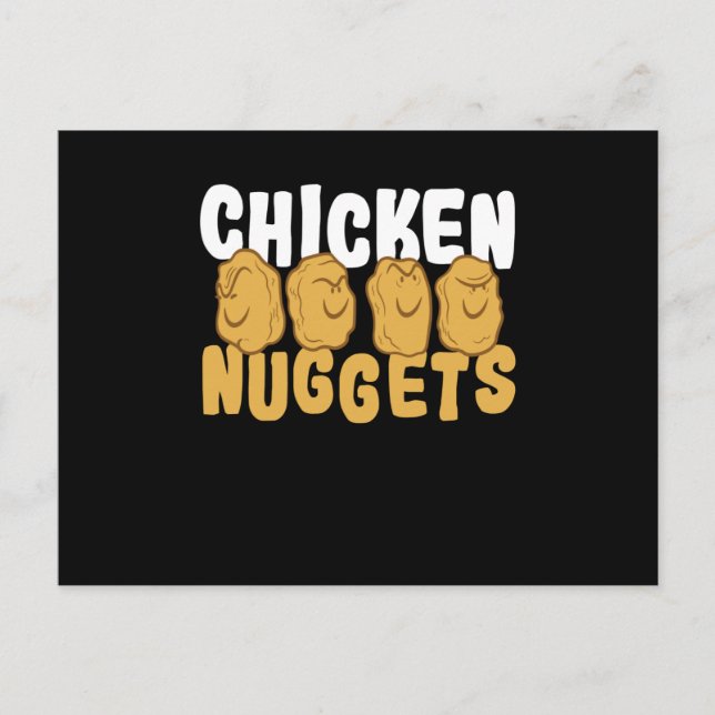 Chicken Nuggets Chicken Nuggets Postkarte (Vorderseite)