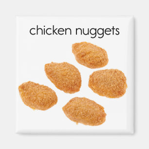 Chicken Nuggets Kühlschrank Magnet