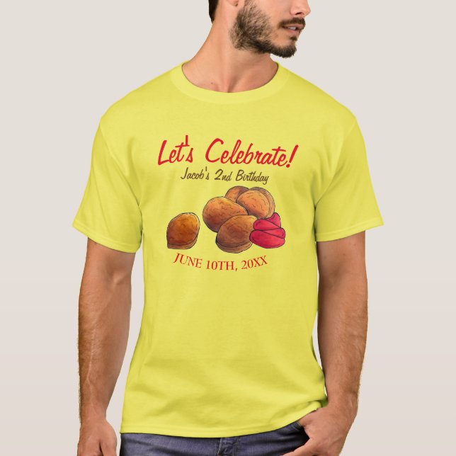 Chicken Nuggets mit Ketchup Junk Fast Food Feinsch T-Shirt (Vorderseite)