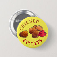Chicken Nuggets mit Ketchup Junk Food Feinschmecke