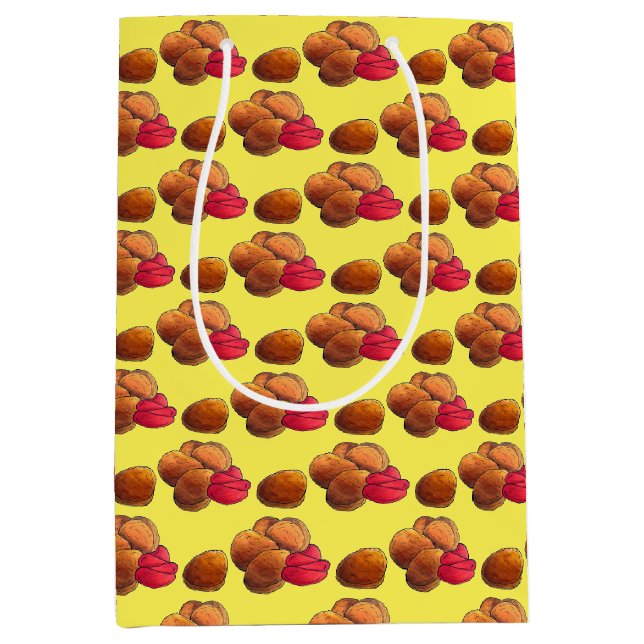 Chicken Nuggets mit Ketchup Junk Food Feinschmecke Mittlere Geschenktüte (Vorderseite)