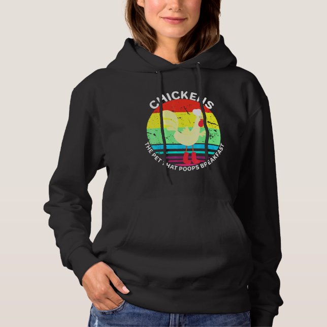 Chicken Pet  Hoodie (Vorderseite)
