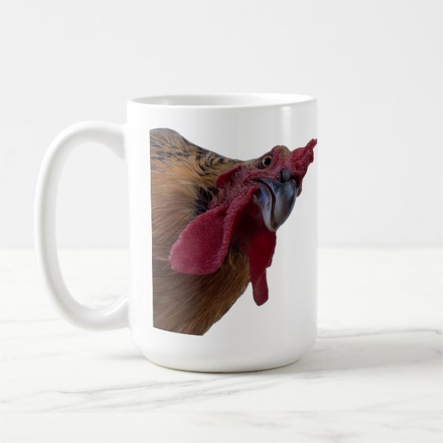 Chicken Portrait Mug Kaffeetasse (Links)