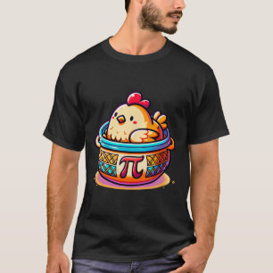 Chicken Pot Pi Funny Pi Day Math T-Shirt