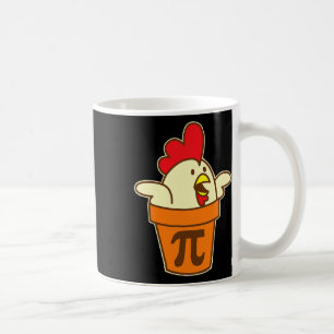 Chicken Pot Pi Geek Pie Mathematik Pun Funny Kaffeetasse