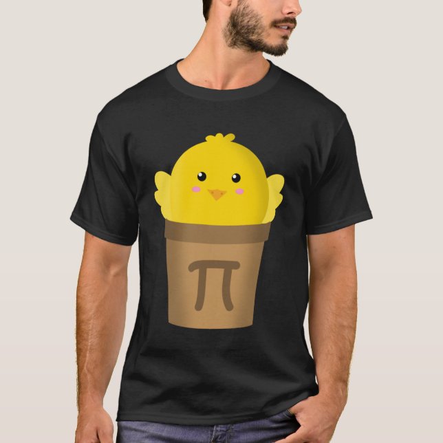 Chicken Pot Pi Math & Pi Day Pie Academic T-Shirt (Vorderseite)