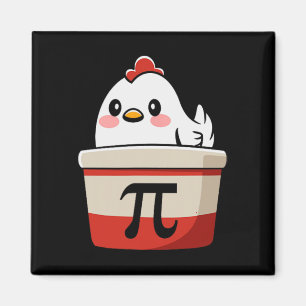Chicken Pot Pie Funny Mathe Lover Pun Pi Day Stude Magnet
