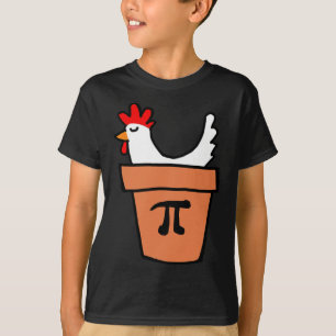 Chicken Pot Pie Funny Mathe Lover Pun Pi Day Stude T-Shirt