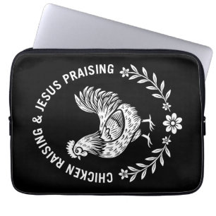 Chicken Raising & Jesus Lob Laptopschutzhülle