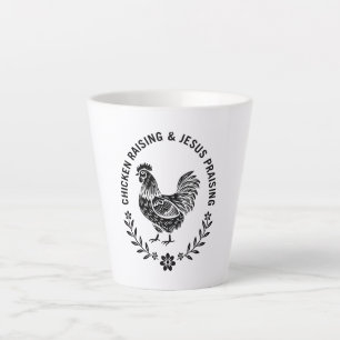 Chicken Raising & Jesus Lob Milchtasse
