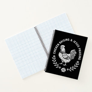 Chicken Raising & Jesus Lob Notizbuch
