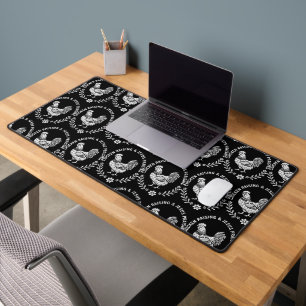 Chicken Raising & Jesus Lob Schreibtischunterlage