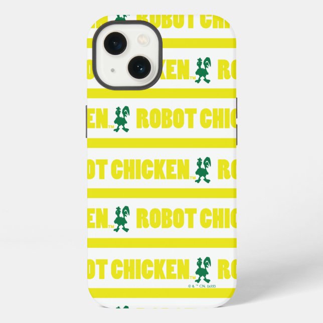 Chicken Stripe Pattern iPhone Hülle (Rückseite)