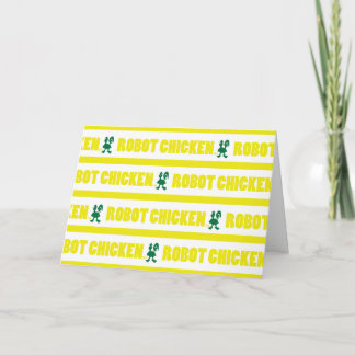 Chicken Stripe Pattern Karte