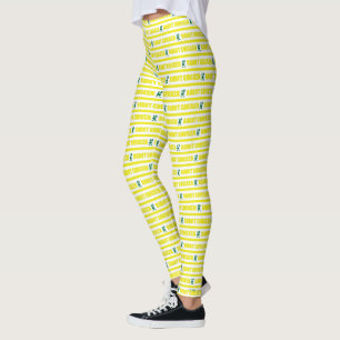 Chicken Stripe Pattern Leggings