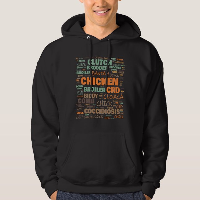 Chicken Terminology Hoodie (Vorderseite)