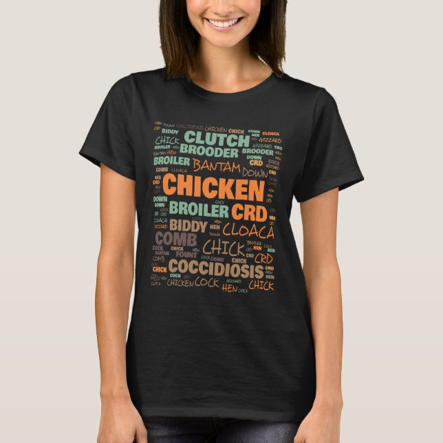 Chicken Terminology T-Shirt (Vorderseite)