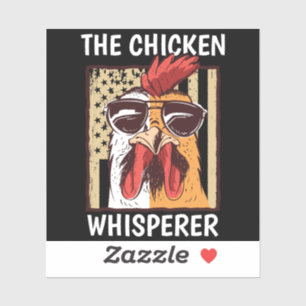 Chicken Whisperer Hühner Bauer Funny Bauer Aufkleber
