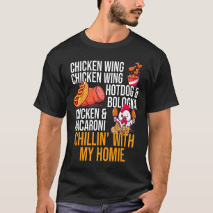 Chicken Wing Chicken Wing Hot Dog Und Bologna T-Shirt