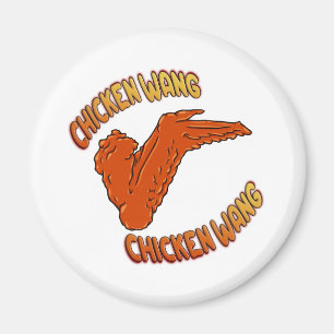 Chicken Wing Circle Magnet