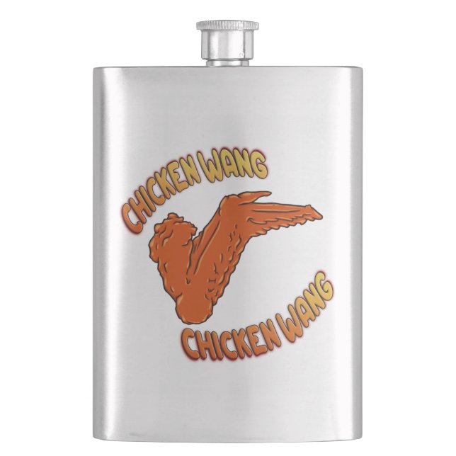 Chicken Wing Classic Flask Flachmann (Vorderseite)