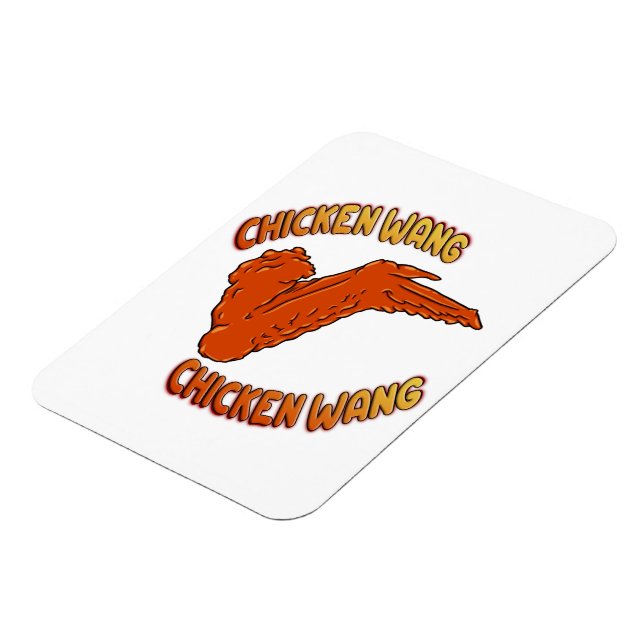 Chicken Wing Flexible Foto Magnet (Linke Seite)