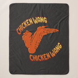 Chicken Wing Sherpa Blanket Sherpadecke
