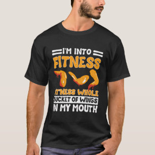 Chicken Wings Lover Fried Fast Food Buffalo Funny T-Shirt