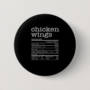 Chicken Wings Nutrition Facts Erntedank Christm Button