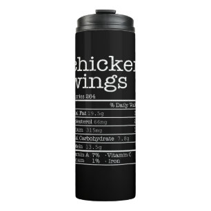 Chicken Wings Nutrition Facts Erntedank Christm Thermosbecher