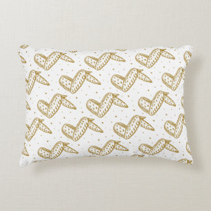 Chicken Wings Pattern Dekokissen