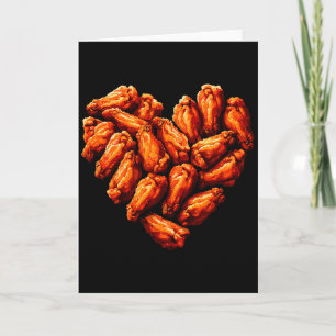 Chicken Wings Sind Mein Valentinsherz Lustiger Val Karte