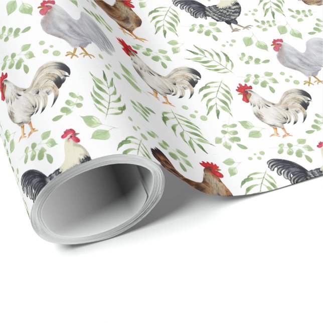Chicken Wrapping Geschenkpapier (Rolleneckpunkt)