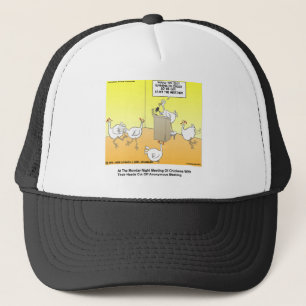 Chickenhead Anonyme Cartoon Geschenke und T-Shirts Truckerkappe