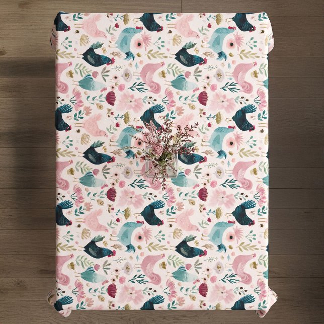 Chickens Cottagecore  Tischdecke (Von Creator hochgeladen)