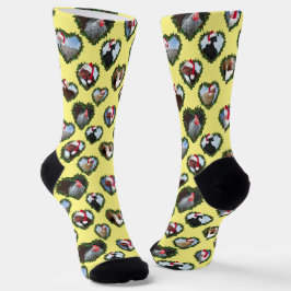Chickens Wreath Herbst Weihnachten Socken