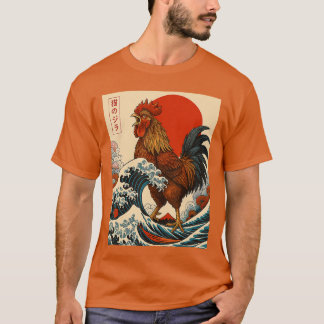 Chickenzilla Huhn Japanische Kunst Geschenke für M T-Shirt