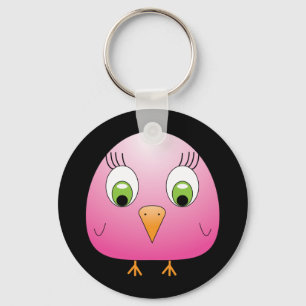 chickie B Rosa Schlüsselanhänger