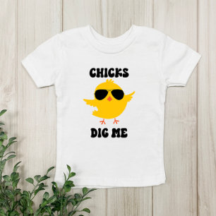 Chicks Dig Me Cool Osterbrille Sonnenbrille T-Shirt